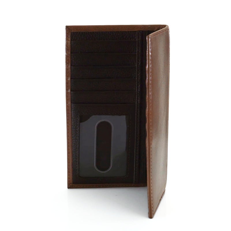 ARIAT Men's Western Inlay Rodeo Wallet Tan One Size - Image 4