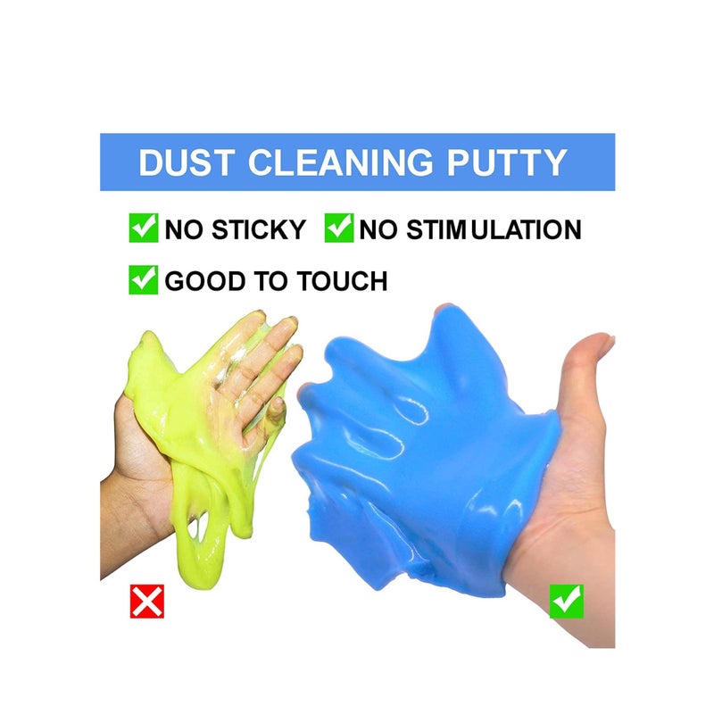 Zikra Cleaning Gel for Car, Keyboard Cleaner, Automotive Dust Cleaning Kit Universal Detailing Car Crevice Cleaner Auto Air Vent Removal Putty Cleaning Cleaner for Car Vents, PC, Laptops, Cameras - Image 5