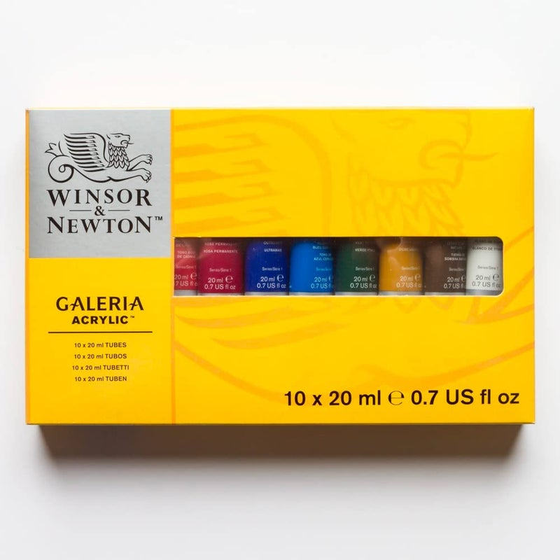 Winsor Newton Winsor & Newton Galeria Acrylic Paint, 10 x 20ml (0.7--oz) Tube Paint Set - Image 4