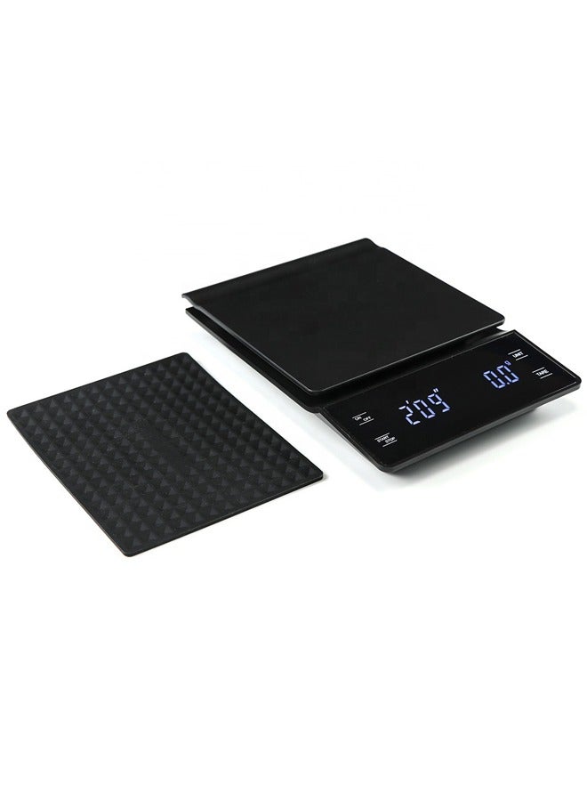 Coffee Scale With Timer And Food Scale With Timer Black - Image 2
