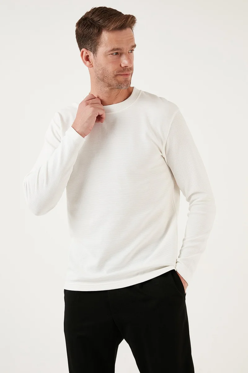 بوراتي Cotton Crew Neck Regular Fit Men's Sweat 5905406