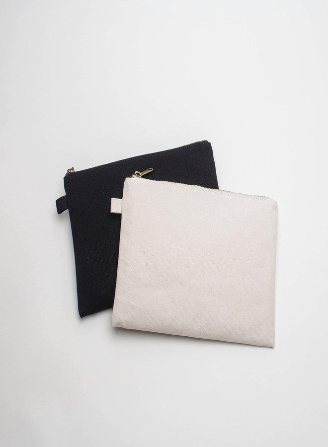 YONBEN Zipper Pouch Storage Bag Simple and Stylish Women's Cosmetic and Travel Bag (Beige-basic-2) - Image 5