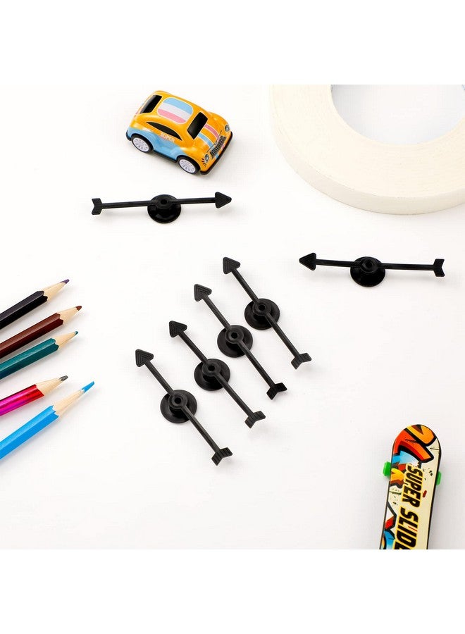Zhanmai 50 Packs Arrow Spinners Black Game Plastic Spinner Board Toys for Party School Classroom Home Using(3 Inches) - Image 5