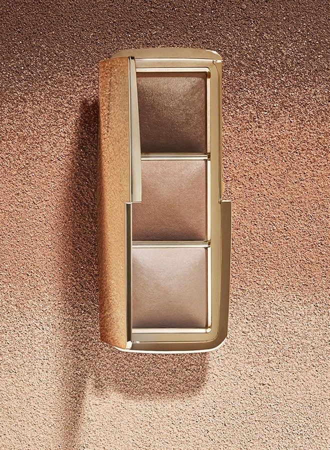 Hourglass Ambient Lighting Palette Volume II, 3 Shade Vegan Finishing Powder & Bronzer Palette (Soft Light - Radiant Light - Golden Bronze Light) - Image 3