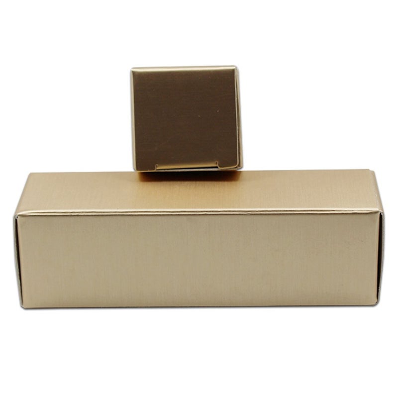 PABCK 100 PCS Kraft Paper Lip Balm Tube 2.5x2.5x8.5cm(1x1x3.4 inch) Container Boxes Makeup Lipstick DIY Gift Favor Cosmetic Essential Oil Holder Packaging Box Case Makeup Beauty Storage Supplies - Image 3