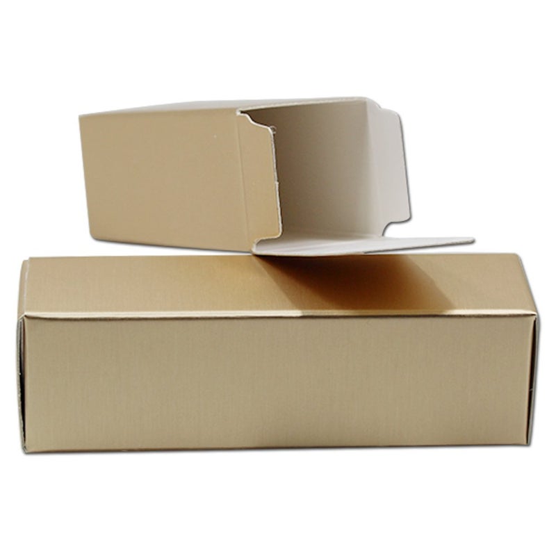 PABCK 100 PCS Kraft Paper Lip Balm Tube 2.5x2.5x8.5cm(1x1x3.4 inch) Container Boxes Makeup Lipstick DIY Gift Favor Cosmetic Essential Oil Holder Packaging Box Case Makeup Beauty Storage Supplies - Image 4