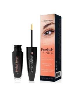 EssyNaturals Advanced Essynaturals Eyelash Growth Serum, Premium Eyelash Serum, Lash Serum For Eyelash Growth, Eyelash Growth Serum To Grow Lashes, Lash Growth Serum, For Longer Fuller Thicker Lashes - Irritation Free  - Image 1