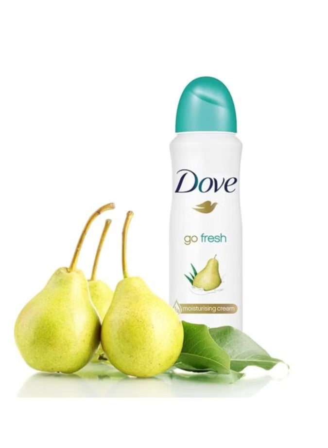 دوف مزيل عرق جو فريش مضاد للتعرق بالكمثري والصبار 150 مل - Image 2