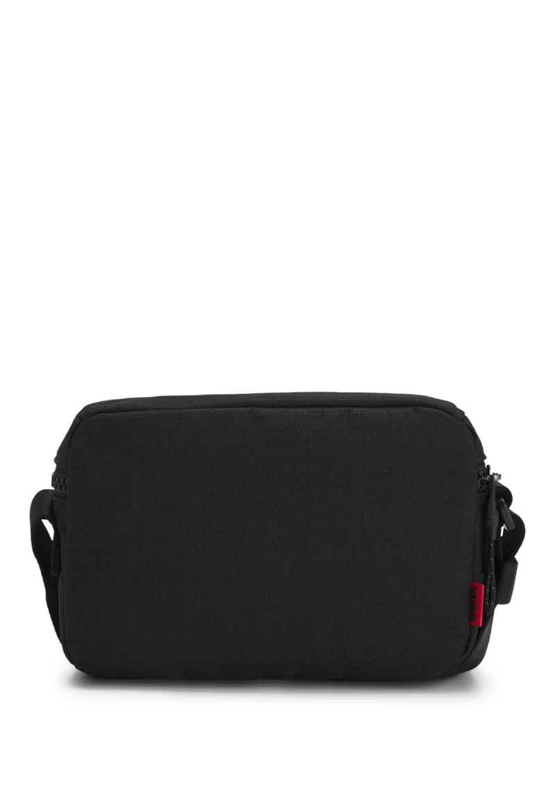 هوجو Ripstop crossbody bag with logo lettering