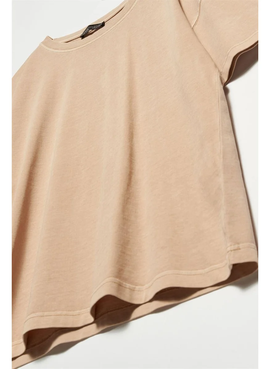 Dilvin Women's Faded Effect T-Shirt 30150
