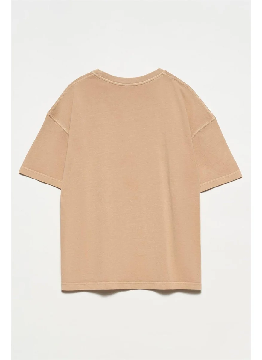 Dilvin Women's Faded Effect T-Shirt 30150