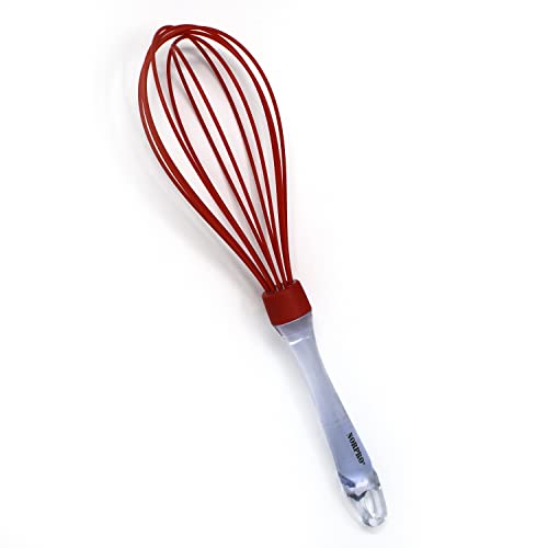 Norpro Silicone Whisk, Red, One Size, As Shown - Image 3