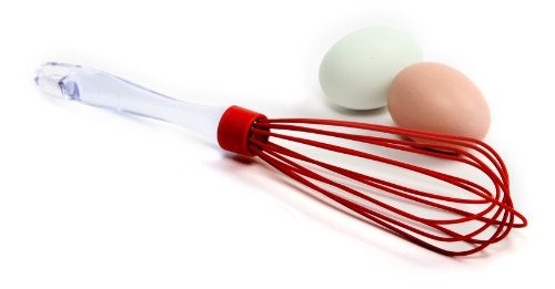 Norpro Silicone Whisk, Red, One Size, As Shown - Image 1