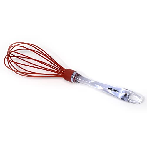 Norpro Silicone Whisk, Red, One Size, As Shown - Image 4
