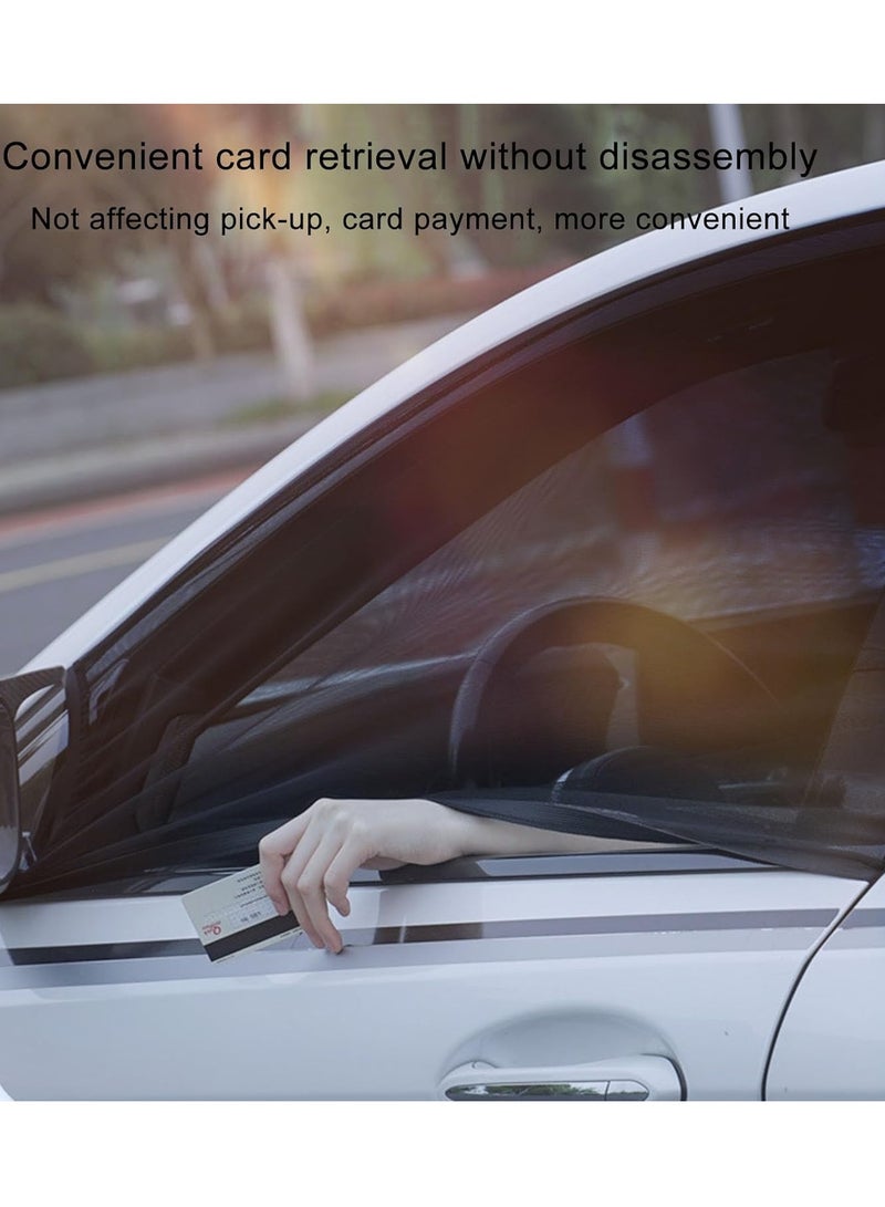 GUDOO نافذة السيارة الجانبية، مظلة الشمس، ستائر الخصوصية، ستائر الخصوصية، نسيج شبكي مسامي، كتلة حرارية للحماية من الأشعة فوق البنفسجية، حماية من الحشرات، شاشات نافذة السيارة الممتدة لتخييم الأطفال - Image 5