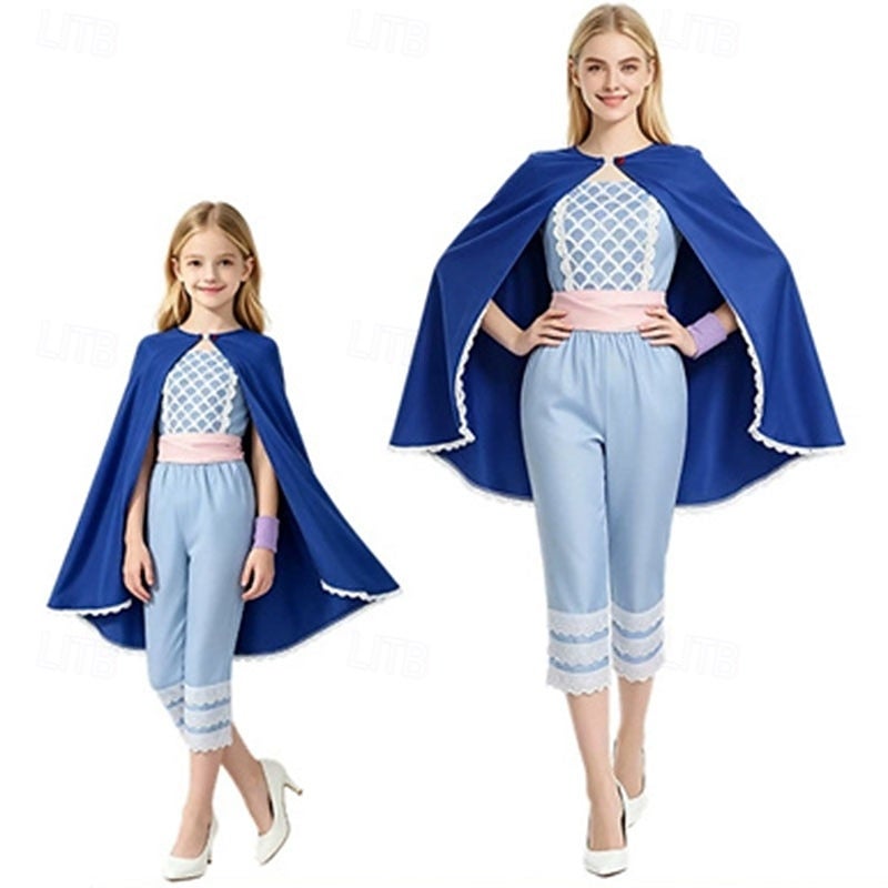Y&D Toy Movie Shepherdess Outfits Fancy Costume Cosplay for Women's Kid's Adults' Halloween Carnival Performance Comic Con Anime Expo - Image 1