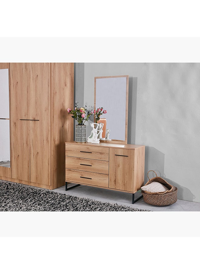 Home Box Urban Mirror for Dresser | Dressing Table | Vanity Table | Makeup Table s Brown1.6 x 105 x 70 cm  - Image 5