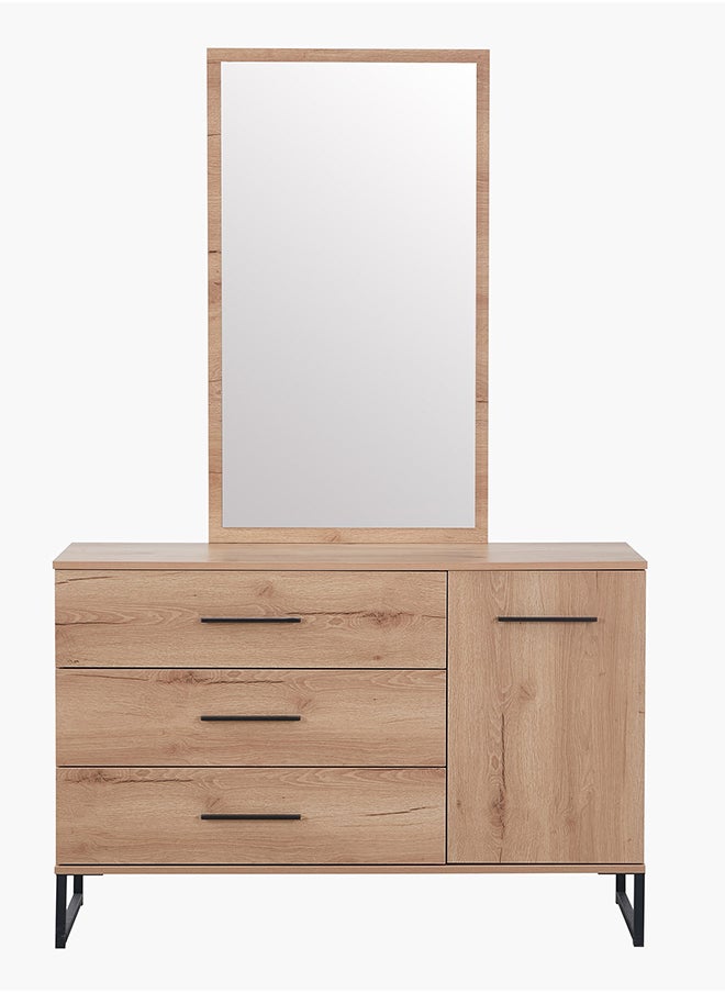 Home Box Urban Mirror for Dresser | Dressing Table | Vanity Table | Makeup Table s Brown1.6 x 105 x 70 cm  - Image 3