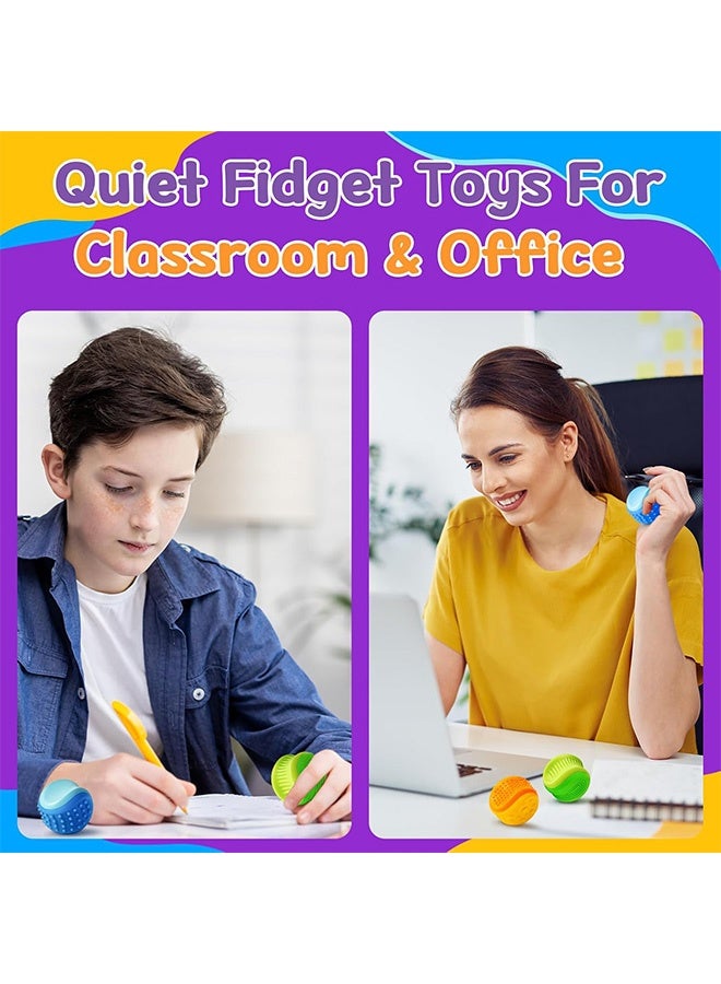 Quantum 3 PCS Fidget Toys Sensory Stone for Kids, Double Sided Textured Sensory Toys, Quiet Stress Fidget Gadget for Student Classroom - Image 4