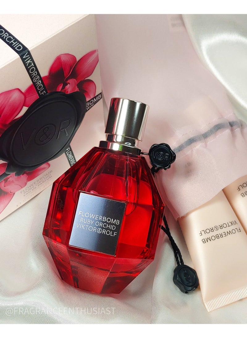 VIKTOR & ROLF Flowerbomb Ruby Orchid Eau de Parfum 100ml - Image 2