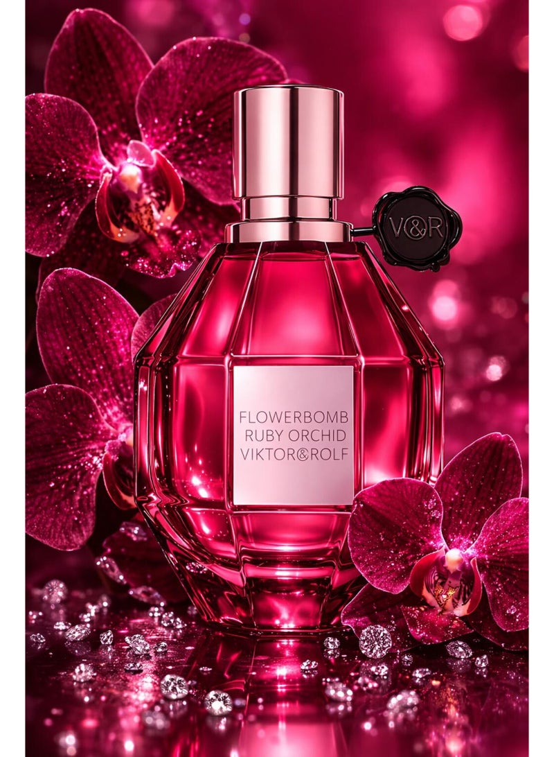 VIKTOR & ROLF Flowerbomb Ruby Orchid Eau de Parfum 100ml - Image 4