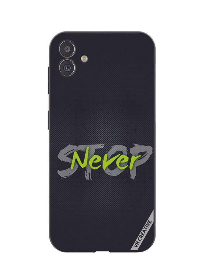 VR CREATIVE Protective Case Cover For Samsung Galaxy M13 5G Never Stop Design Multicolour - Image 1