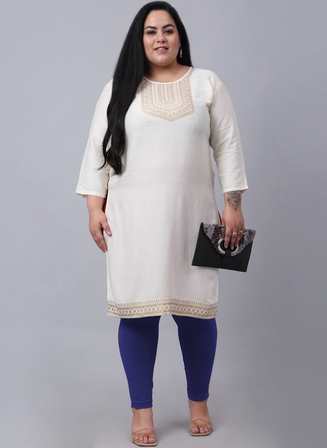 Trend Level Women Plus Size Super Regular Fit Easy Wash Casual Trousers - Image 4