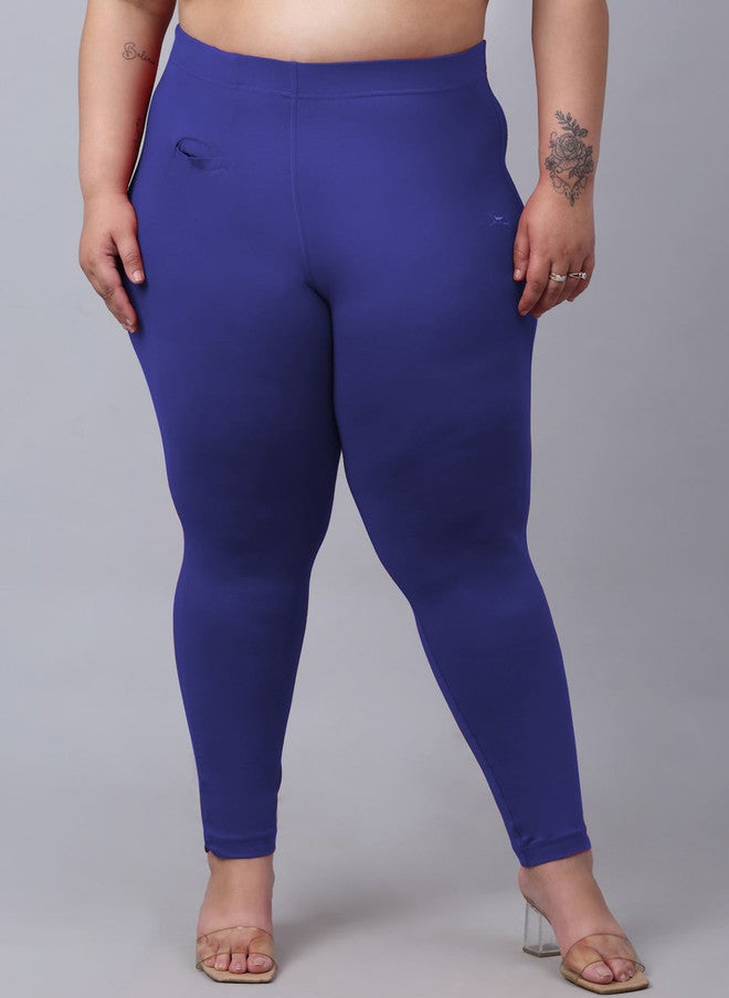 Trend Level Women Plus Size Super Regular Fit Easy Wash Casual Trousers - Image 1