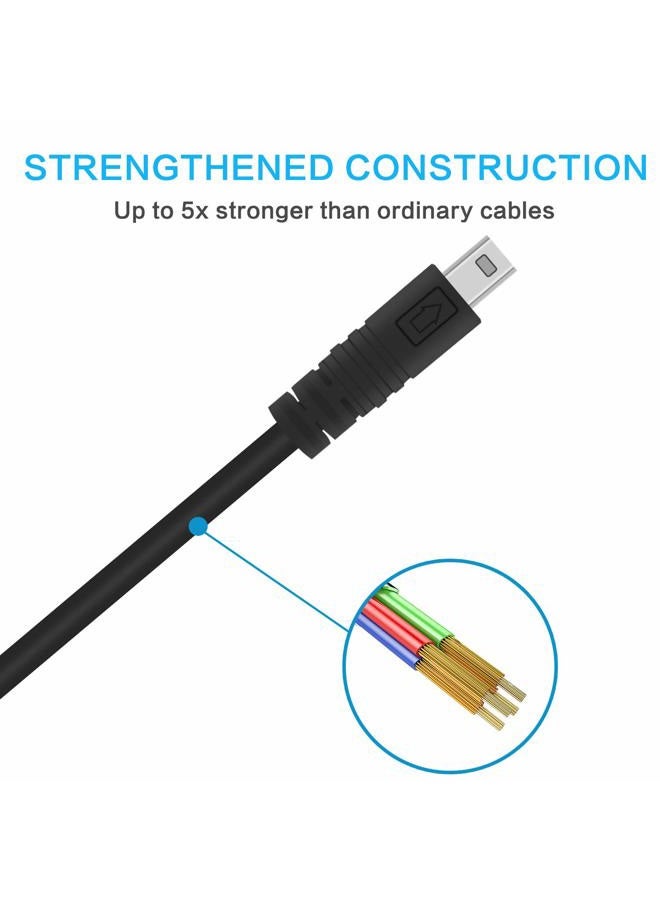 Sqrmekoko Replacement Photo Data Transfer & Charge Cable Cord Wire for Fujifilm Finepix Digital Cameras - Image 3