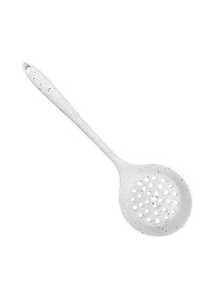 Generic Silicone Strainer Ladle With Long Handle, Non-stick, High Temperature Resistant, Granite Shape, 1 Piece Color may vary  - Image 4