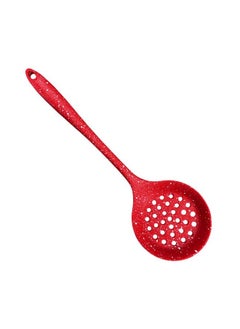 Generic Silicone Strainer Ladle With Long Handle, Non-stick, High Temperature Resistant, Granite Shape, 1 Piece Color may vary  - Image 3