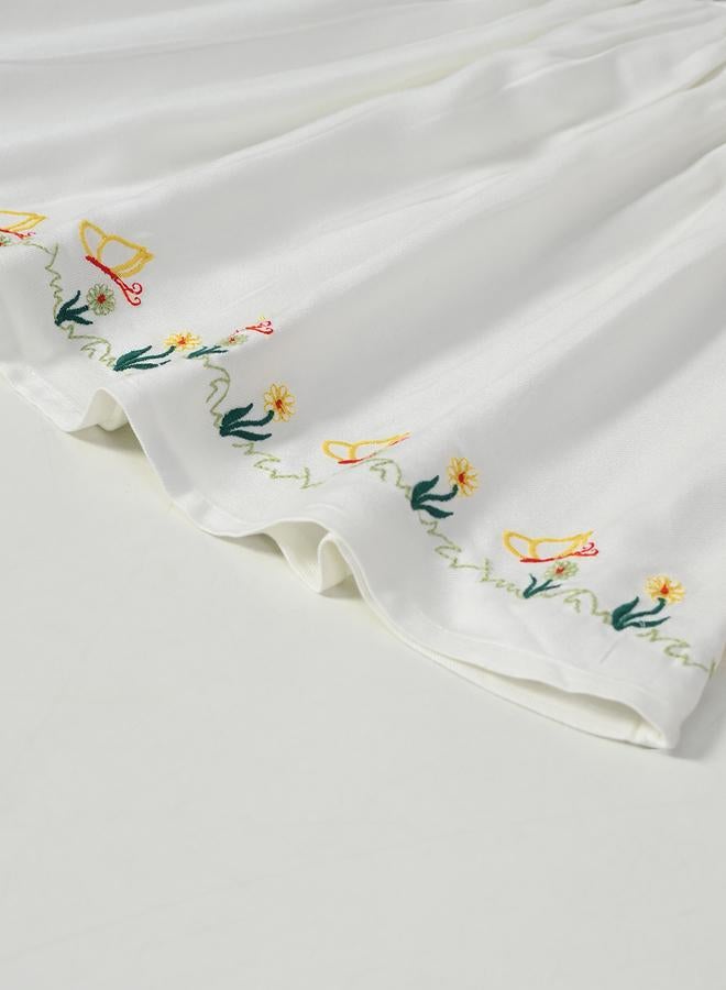 بيلا مودا فستان مطرز بالزهور - Image 5