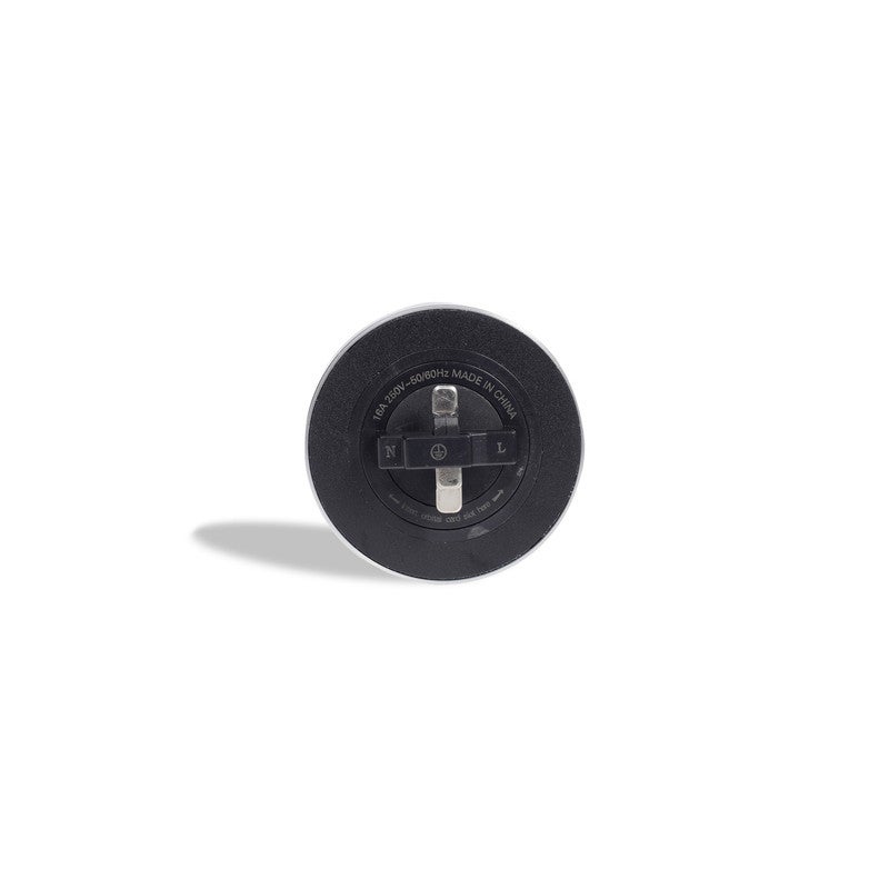 Jana Light Hollow Round Aluminum Acrylic Silver Socket – ZOYA-013 BK 16A - Image 3