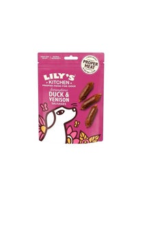 Lily's Lily's Kitchen Scrumptious Duck & Venison Sausages Dog Treats  - Image 2