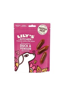Lily's Lily's Kitchen Scrumptious Duck & Venison Sausages Dog Treats  - Image 1