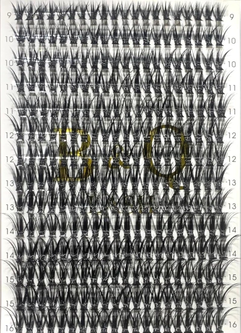 LAHES 240PCS - Extensions Individual Lash Volume 6D mink - FREE EYELASHES - Natural Eyelashes (9 MM TO 16MM-MIX)-ONE BY ONE-
