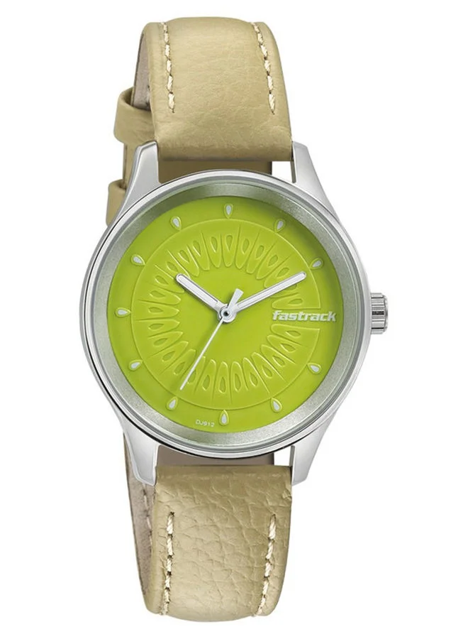 fastrack Leather Analog Wrist Watch 6203SL01