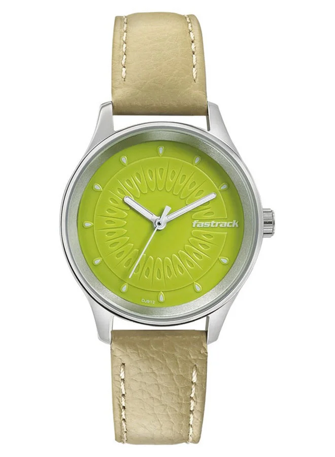 fastrack Leather Analog Wrist Watch 6203SL01
