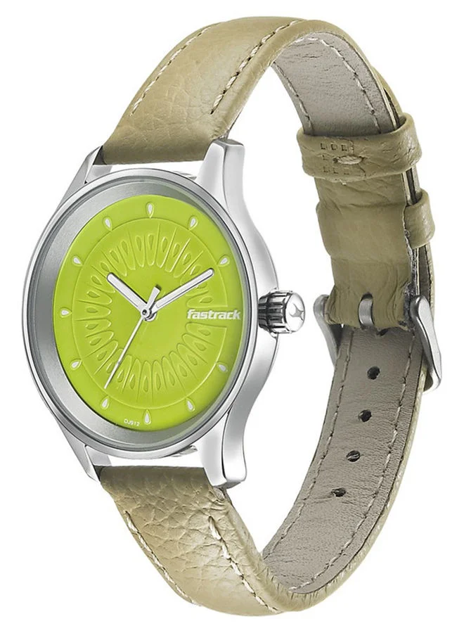 fastrack Leather Analog Wrist Watch 6203SL01