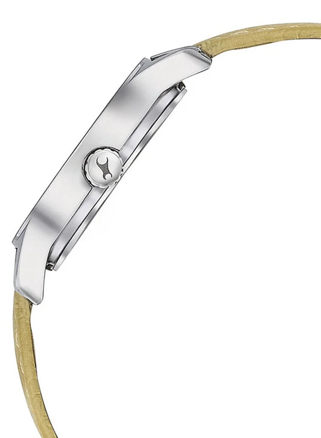 fastrack Leather Analog Wrist Watch 6203SL01