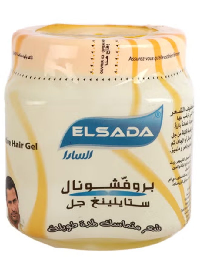 السادا جل إلسادا الاحترافي لتصفيف الشعر بلون أصفر 1000 مل