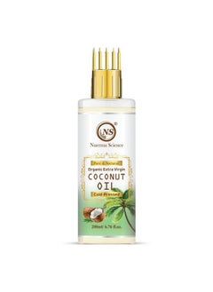 Nuerma Science Extra Virgin Coconut Hair Oil With Comb Applicator For Healthy Strong More Deep Root Nourishment Hair200 Ml  - Image 3