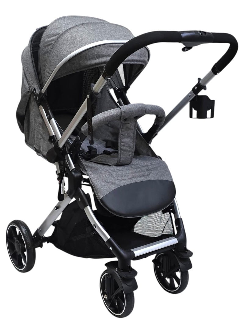 BABYCARA Lightweight Stroller Suitable for Newborn One-touch folding Extra Storage Shock Absorbent System Prams  - Image 1