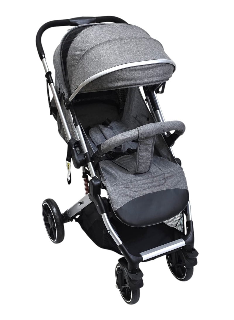 BABYCARA Lightweight Stroller Suitable for Newborn One-touch folding Extra Storage Shock Absorbent System Prams  - Image 2