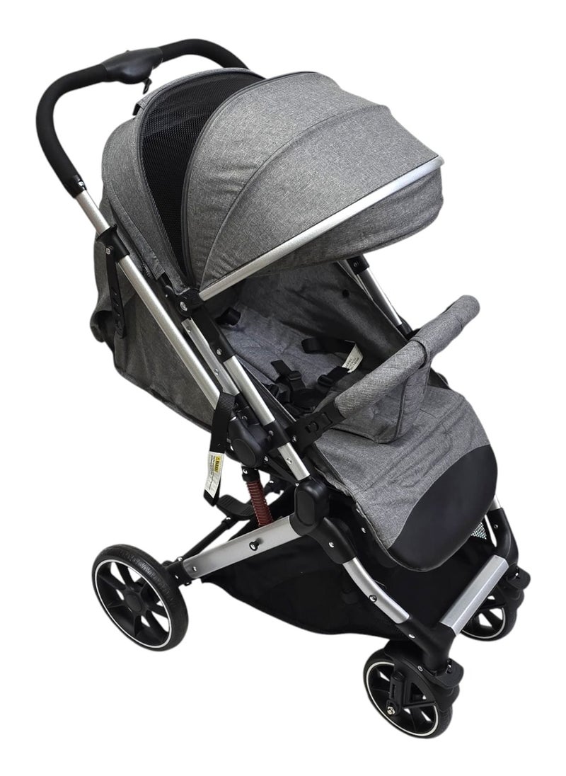 BABYCARA Lightweight Stroller Suitable for Newborn One-touch folding Extra Storage Shock Absorbent System Prams  - Image 3
