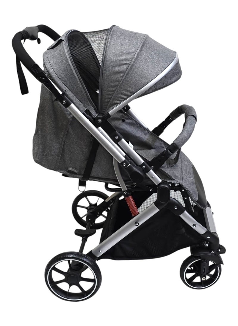 BABYCARA Lightweight Stroller Suitable for Newborn One-touch folding Extra Storage Shock Absorbent System Prams  - Image 4