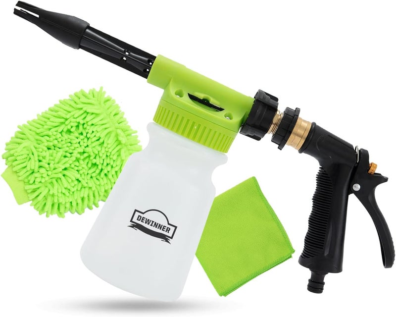 DEWINNER Car Wash Foam Canon with Cleaning Kit - Quick Connect Soap Washer Gun - Image 1