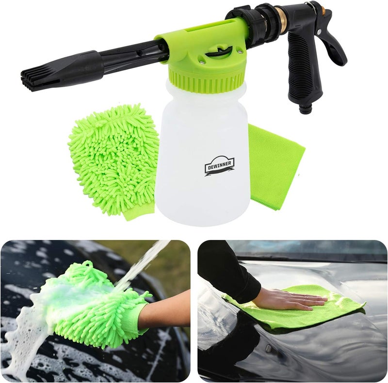 DEWINNER Car Wash Foam Canon with Cleaning Kit - Quick Connect Soap Washer Gun - Image 4