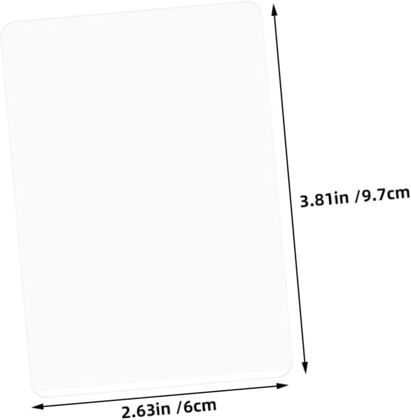 Cabilock 100pcs Waterproof Thermal Laminating Film Sheets for Photos High Transparency Protective Film for Home Office and School Use Photo Protection Laminating Pouches - Image 2