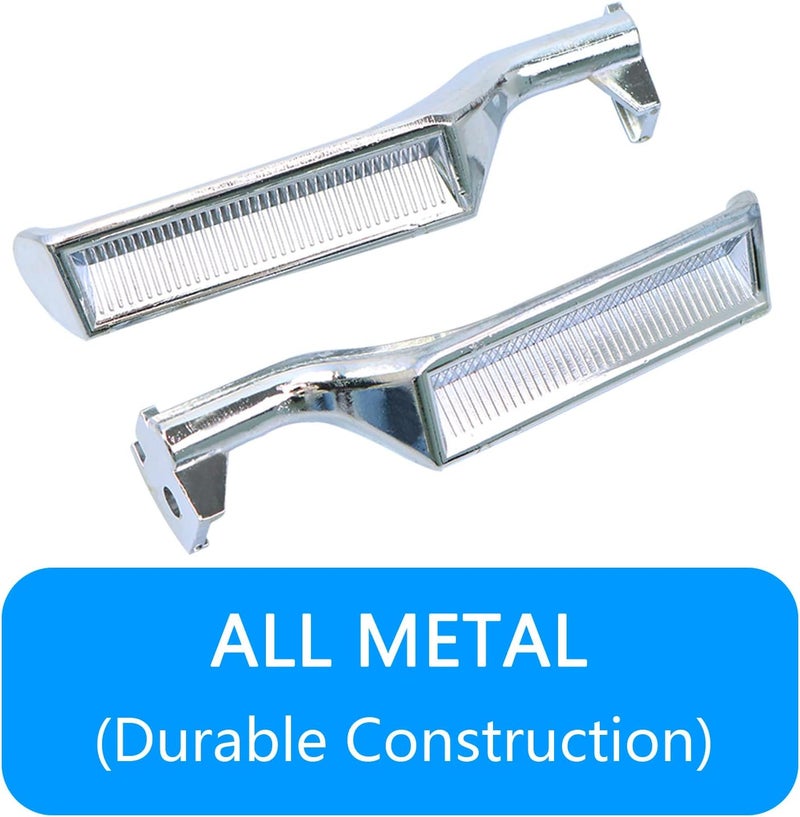 VKVXCLON Silver Interior Metal Door Handle for 1987-1996 Ford Bronco F150 F250 F350 F53 F59 F800 - Image 5